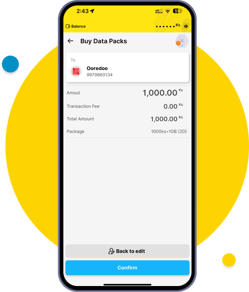 Review payment information
