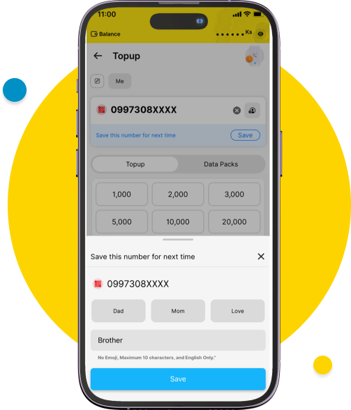 Type the name you wish to save and click “Save”.