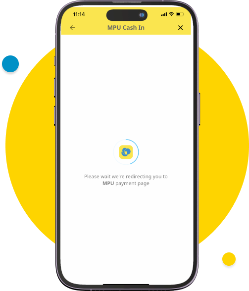 Please wait while you are redirected to “MPU payment page”