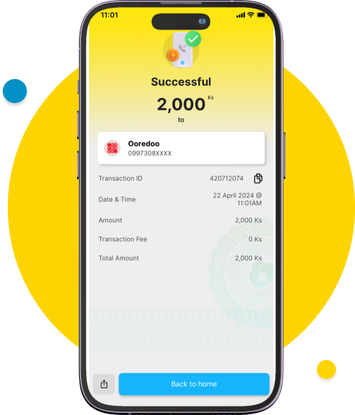 Your topup is completed.