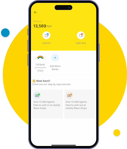 Go to Cash in/out page and click “Cash Out”