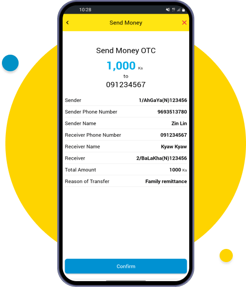 Review the payment info and confirm
