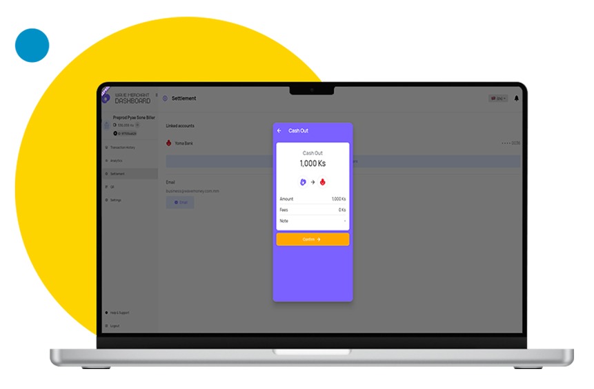 Check the information & click confirm.
